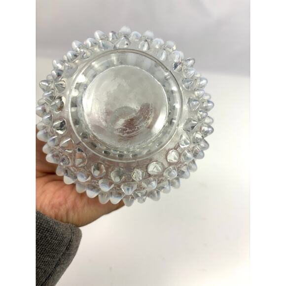 Vintage 1920s Fenton Hobnail Opalescent Glass Bud Vase – Collectible - Picture 14 of 16